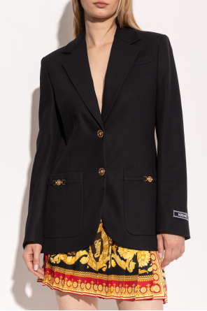 Versace Americana de materiales combinados