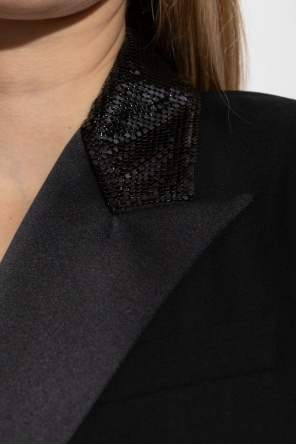 Versace Blazer with shimmering appliqués