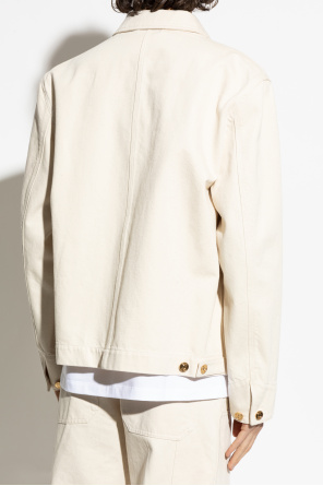 Versace Denim jacket with logo patch