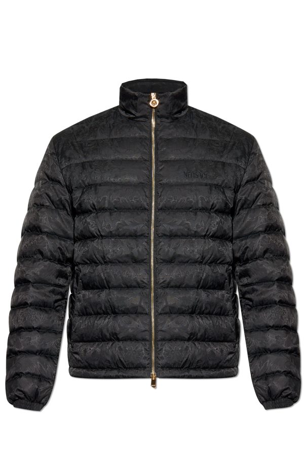 Down jacket with stand-up collar od Versace