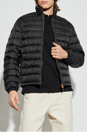 Versace Down jacket with stand-up collar