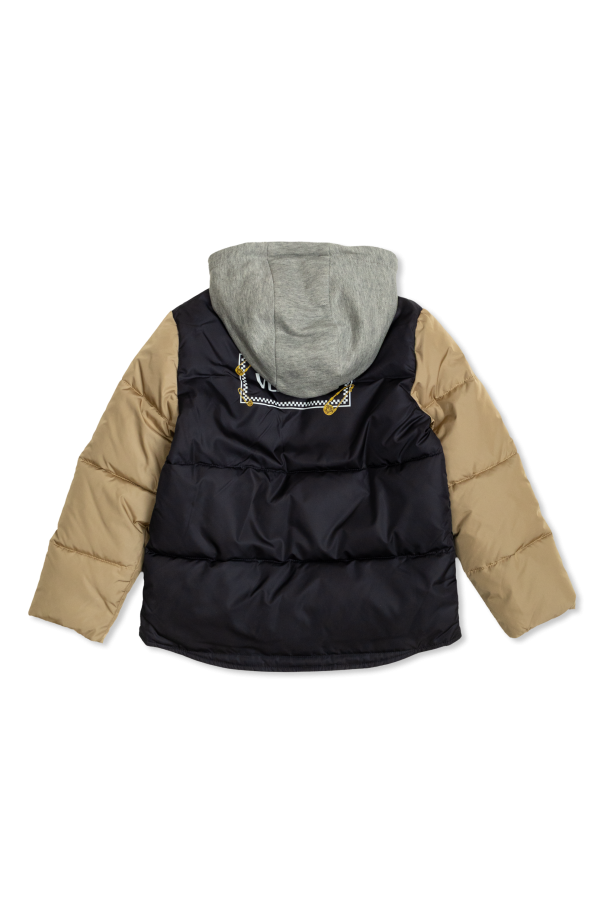 Versace Kids Ocieplana kurtka z kapturem