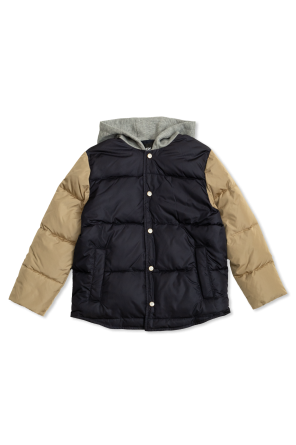 Wattierte Jacke mit Kapuze