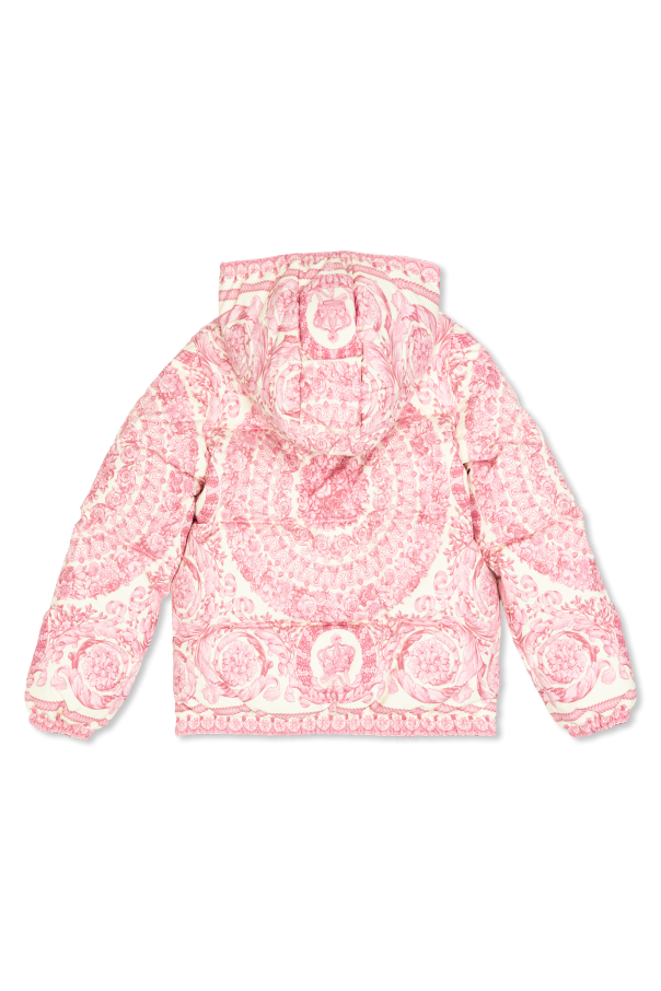 Versace Kids Reversible hooded jacket