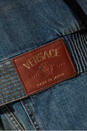 Versace Jeansjacke mit "Vintage"-Effekt