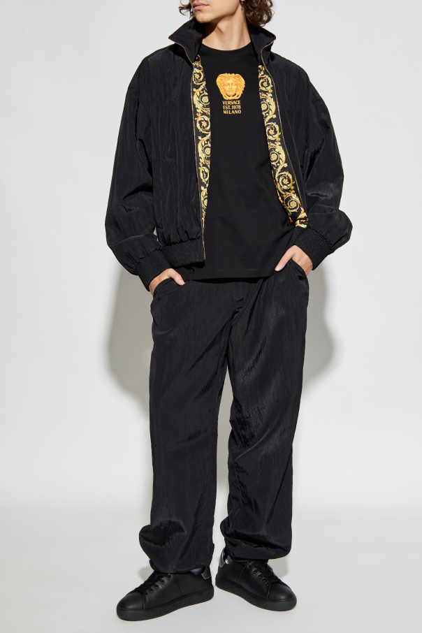 Versace Lightweight jacket with stand-up collar