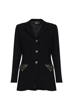 Marynarka z połyskującymi aplikacjami