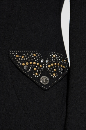 Versace Blazer with shimmering appliqués