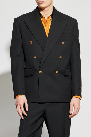 Versace Wełniana marynarka