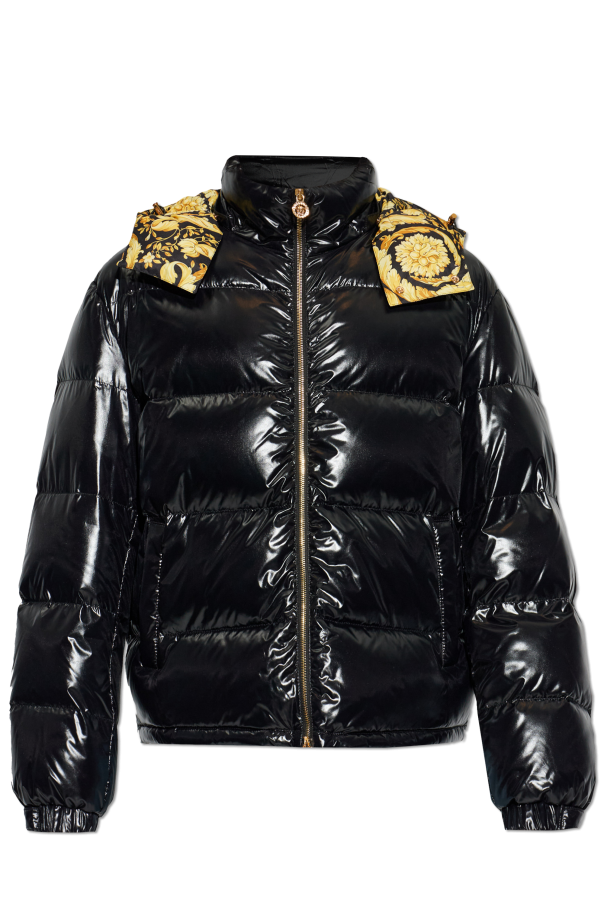 Down jacket with hood od Versace