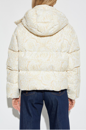 Versace Daunenjacke mit abnehmbarer Kapuze