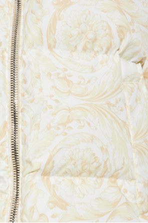 Versace Daunenjacke mit abnehmbarer Kapuze