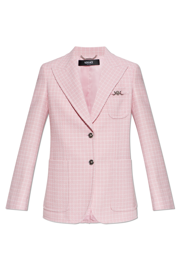 Checked pattern blazer od Versace