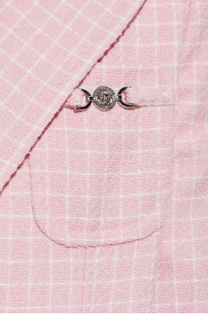 Versace Americana con estampado de cuadros