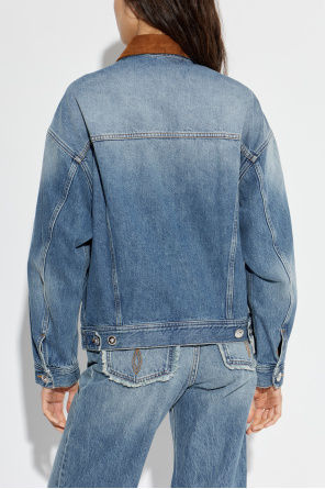 Versace Denim jacket with logo