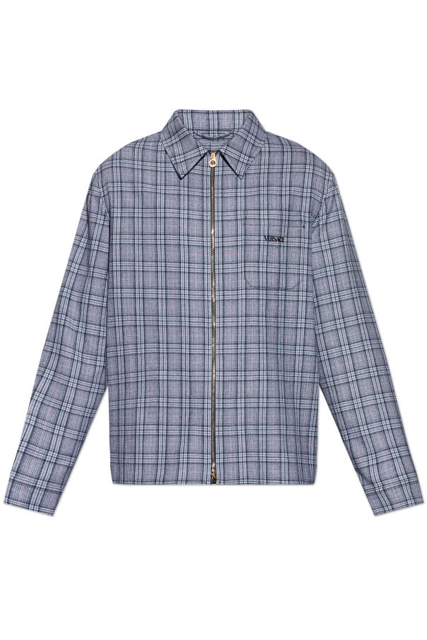 Checked pattern shirt od Versace