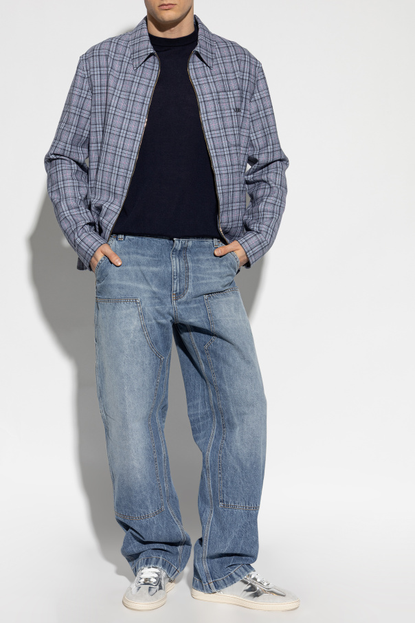 Versace Checked pattern shirt