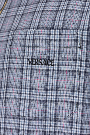Versace Checked pattern shirt