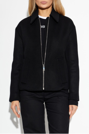 Versace Wool jacket with collar