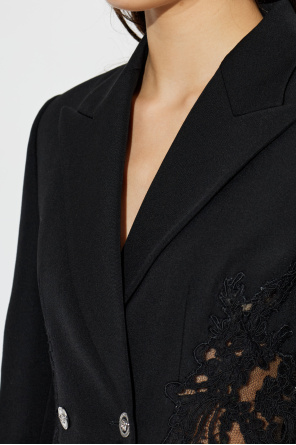 Versace Double-breasted wool blazer