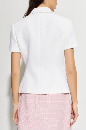 Versace Double-breasted blazer with short sleeves