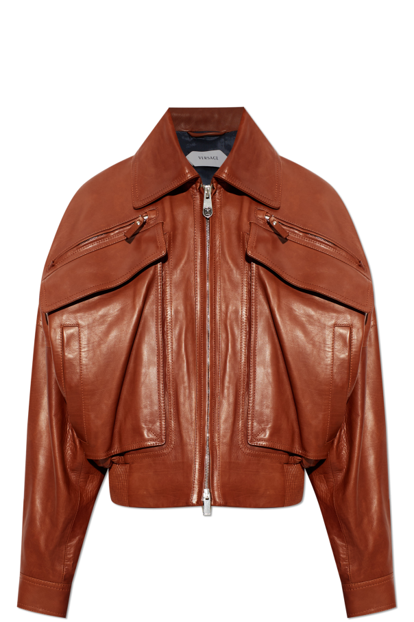 Leather jacket od Versace