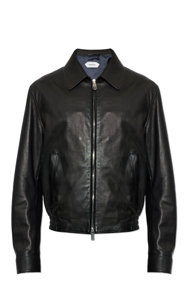 Leather jacket od Versace