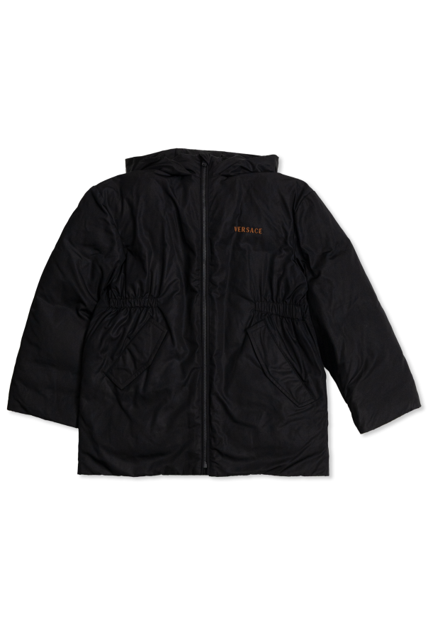 Quilted jacket with hood od Versace Kids