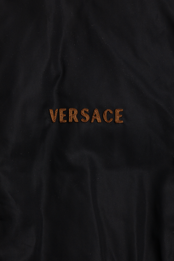 Versace Kids Quilted jacket with hood