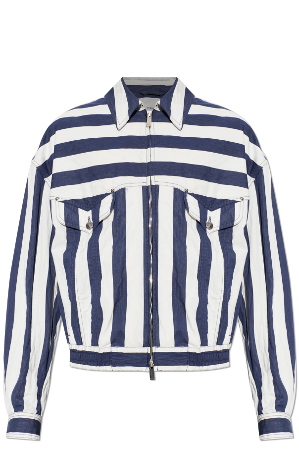 Jacket with stripe pattern od Versace