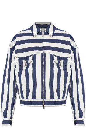 Jacket with stripe pattern