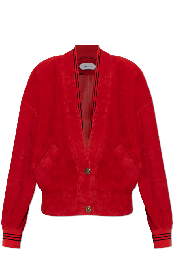 Suede jacket od Versace