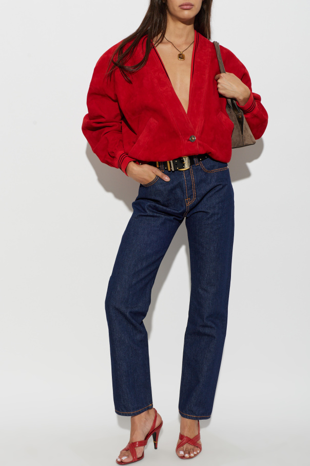 Versace Wildlederjacke