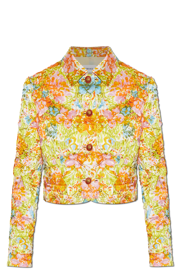 Short crinkled jacket od Versace