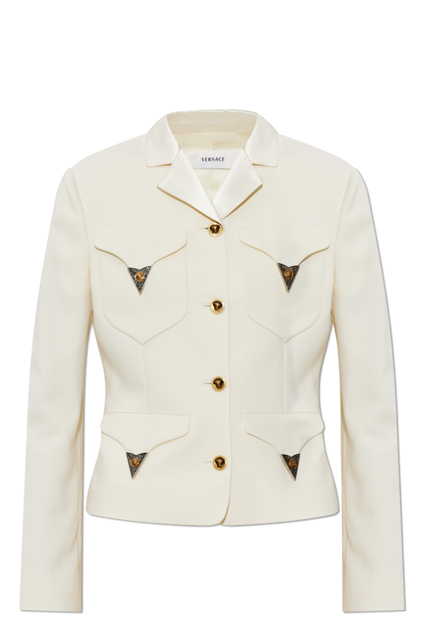 Blazer with appliqués od Versace