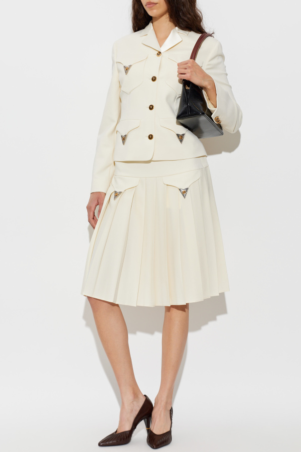 Versace Blazer with appliqués