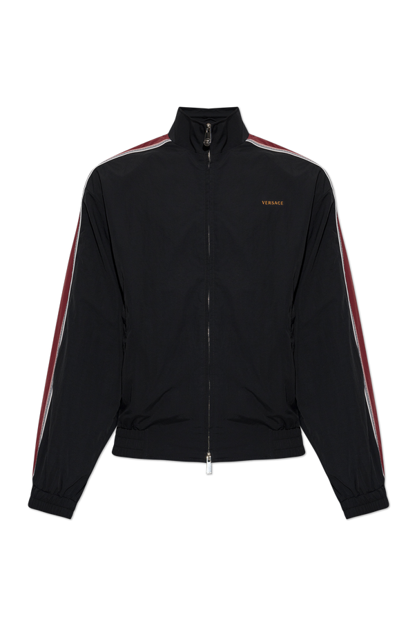 Jacket with embroidered logo od Versace