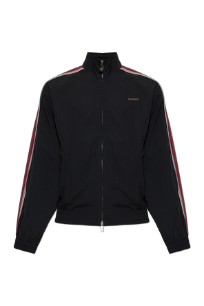 Jacket with embroidered logo