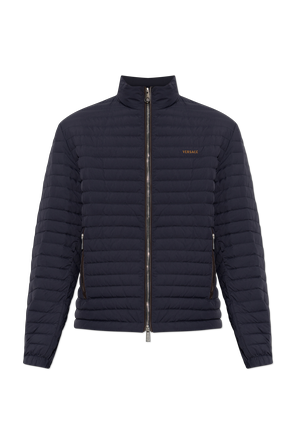 Chaqueta acolchada con logo bordado