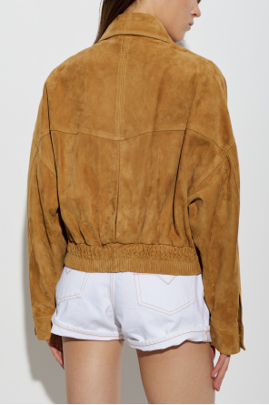 Versace Chaqueta de ante
