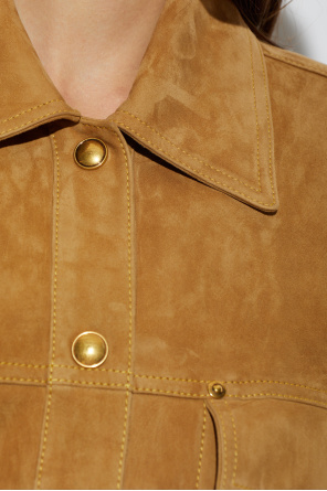 Versace Chaqueta de ante