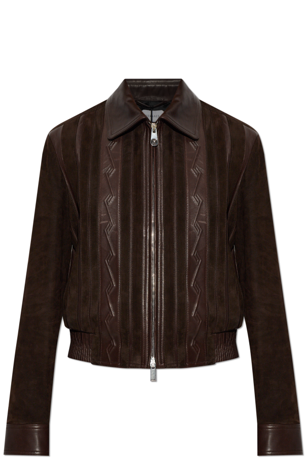 Leather jacket od Versace