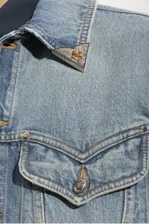 Versace Denim shirt with appliqués