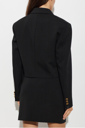 Versace Short jacket with appliqués