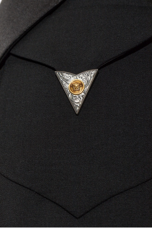 Versace Short jacket with appliqués