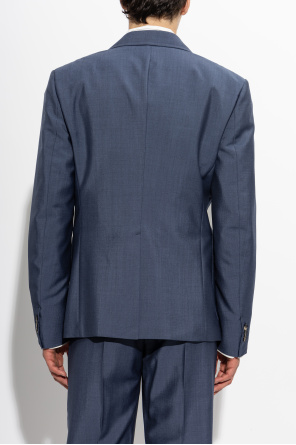 Versace Wollblazer mit einfachem Schlitz