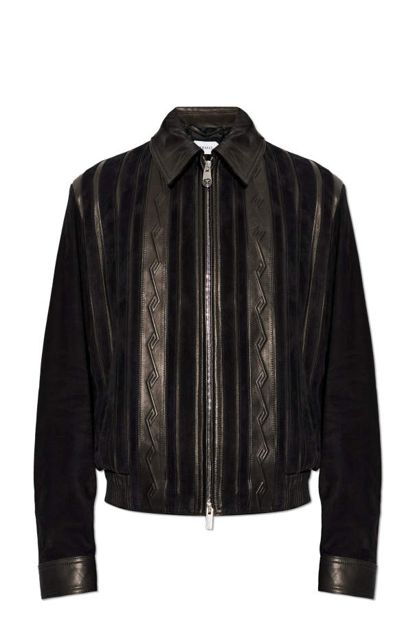 Leather jacket od Versace