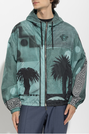 Versace Jacket with "Sunset Palms" print
