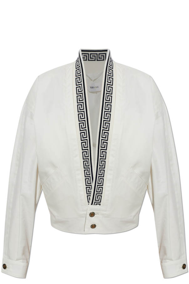 Jacket with a distinctive Greek pattern od Versace