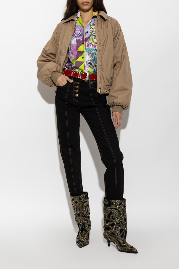 Versace Casaco acolchoado com cabeça de Medusa